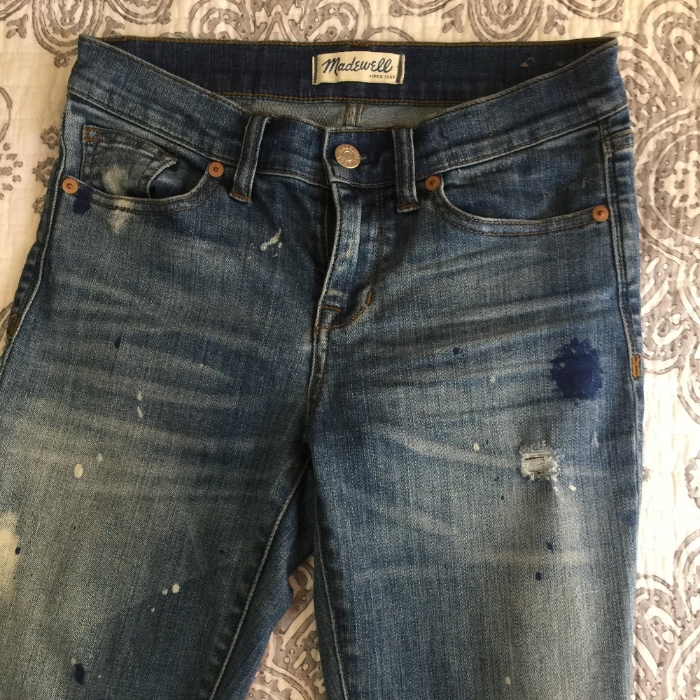 Madewell Skinny Skinny Jeans Painter Edition - 26